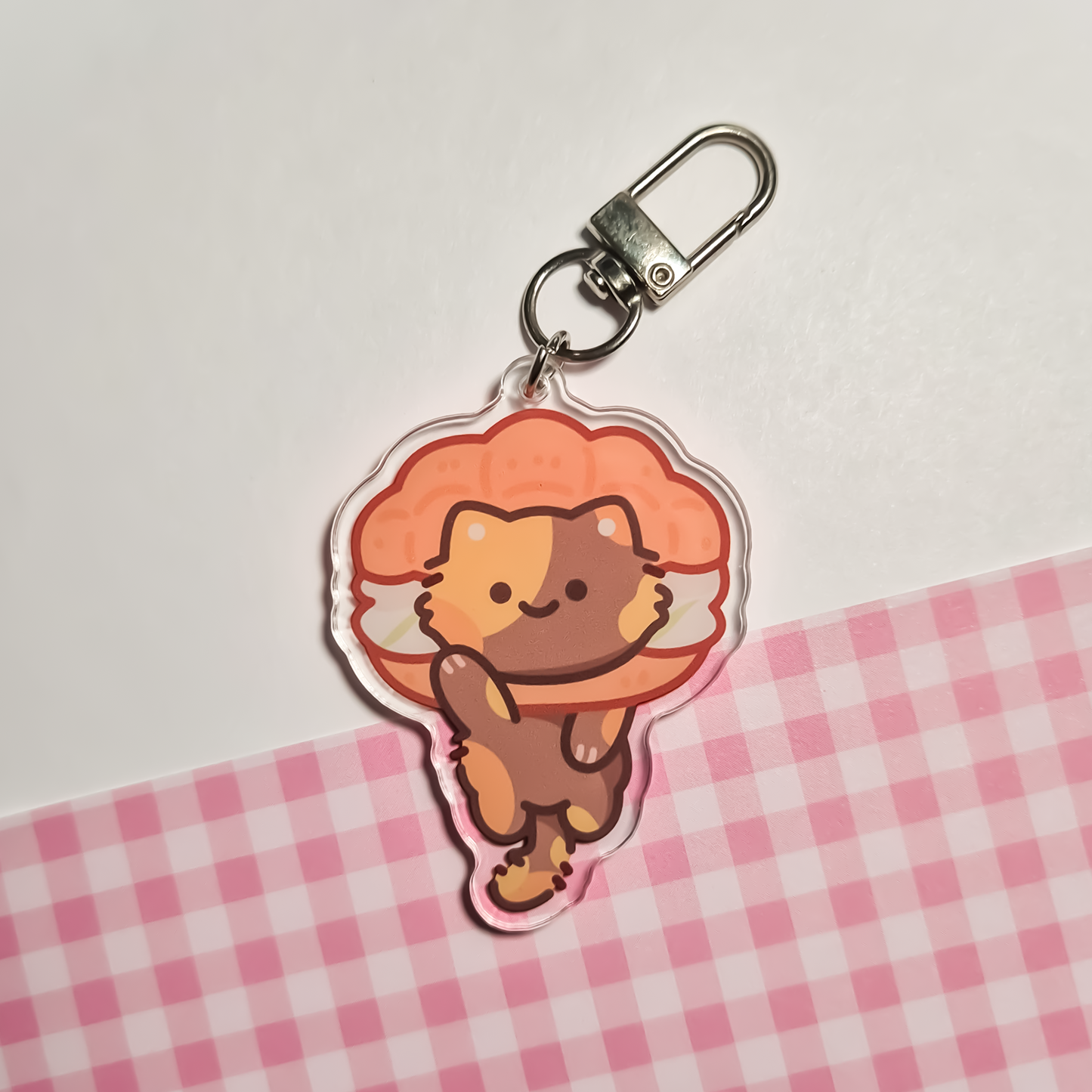 Neko Snack Acrylic Keychain