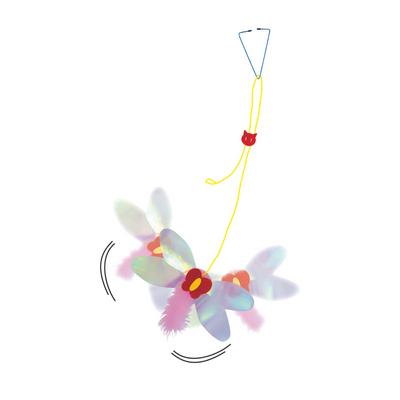 Petz Route Hanging Butterfly Toy