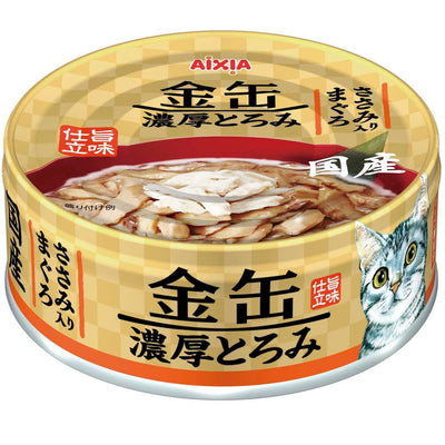 (Carton of 24) Aixia Kin-Can Rich Tuna with Chicken Fillet Canned Cat Food, 70g
