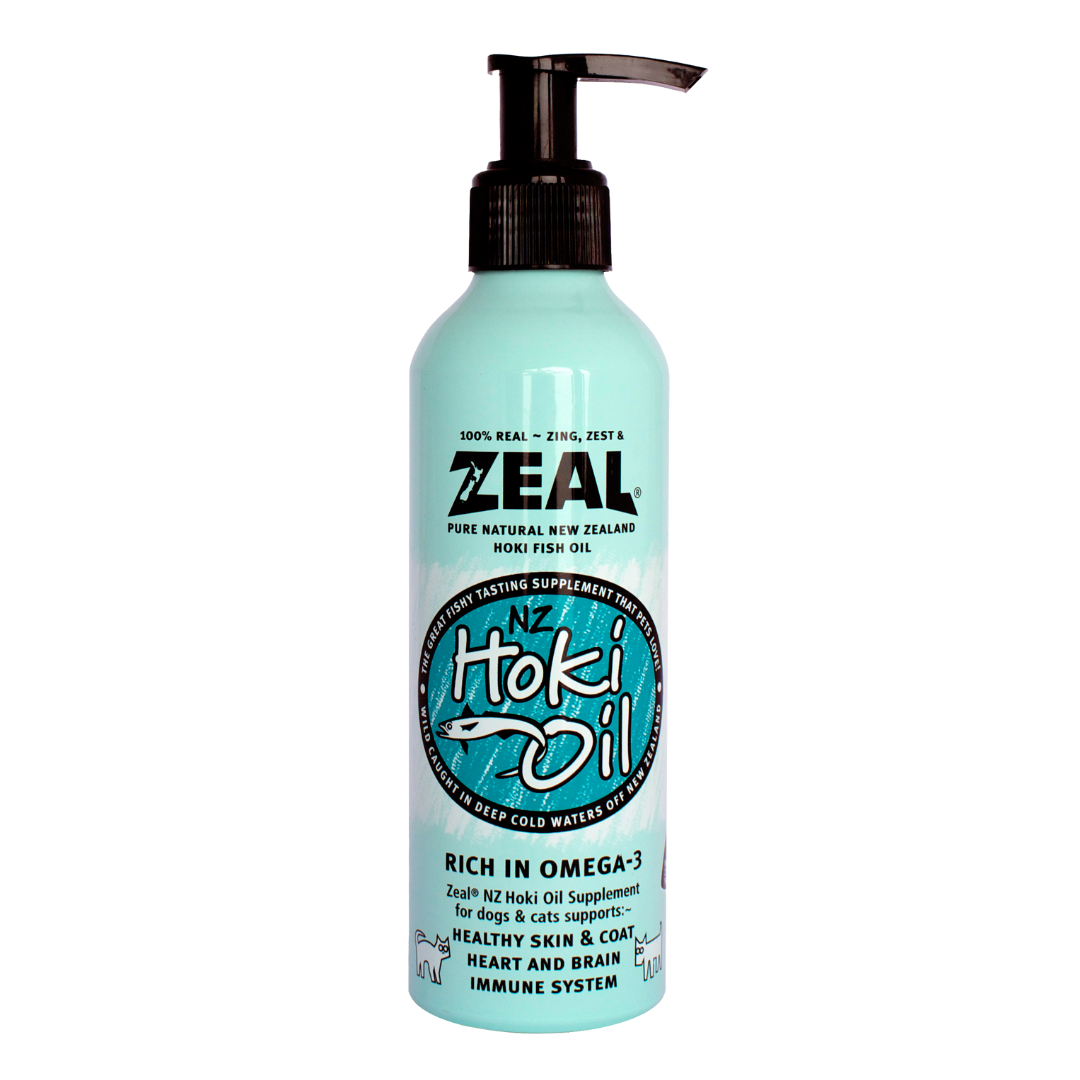 Zeal New Zealand Hoki Oil For Cats, 225ml