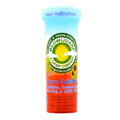 Meowijuana Sierra Sunshine - Sunflower, Honeysuckle, Silvervine & Catnip Blend, 26g