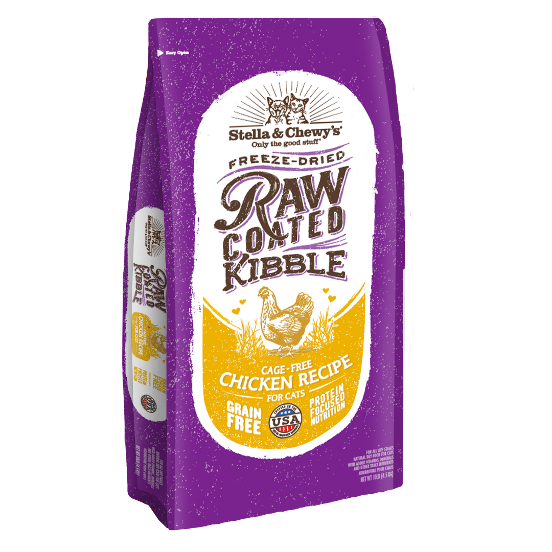 Stella & Chewy’s Raw Coated Dry Cat Food – Cage-Free Chicken
