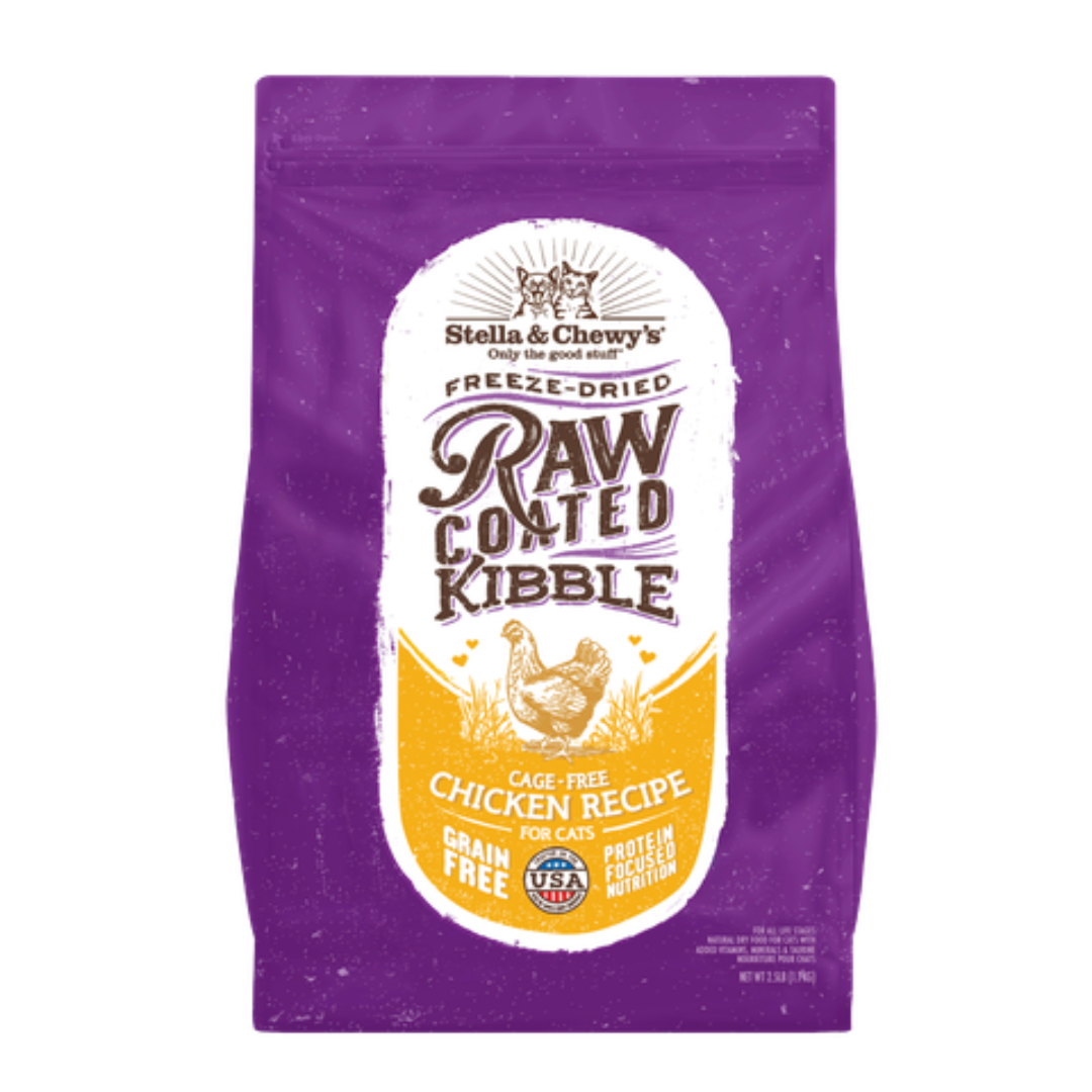 Stella & Chewy’s Raw Coated Dry Cat Food – Cage-Free Chicken