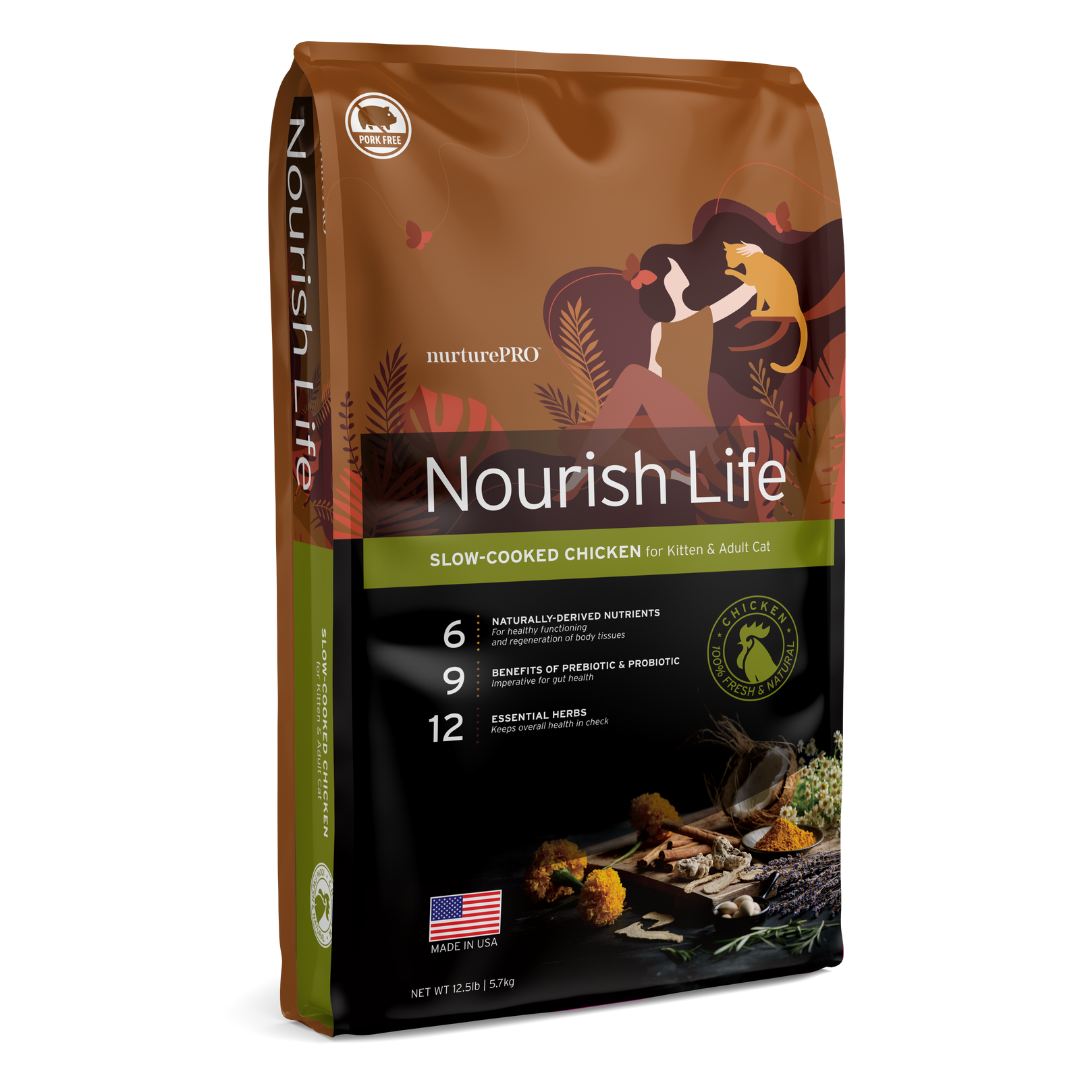 Nurture Pro Nourish Life Chicken Formula Kitten & Adult Dry Cat Food