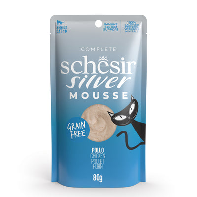 [5% OFF NNC Members] Schesir Silver Velvet Mousse - Chicken, 80g