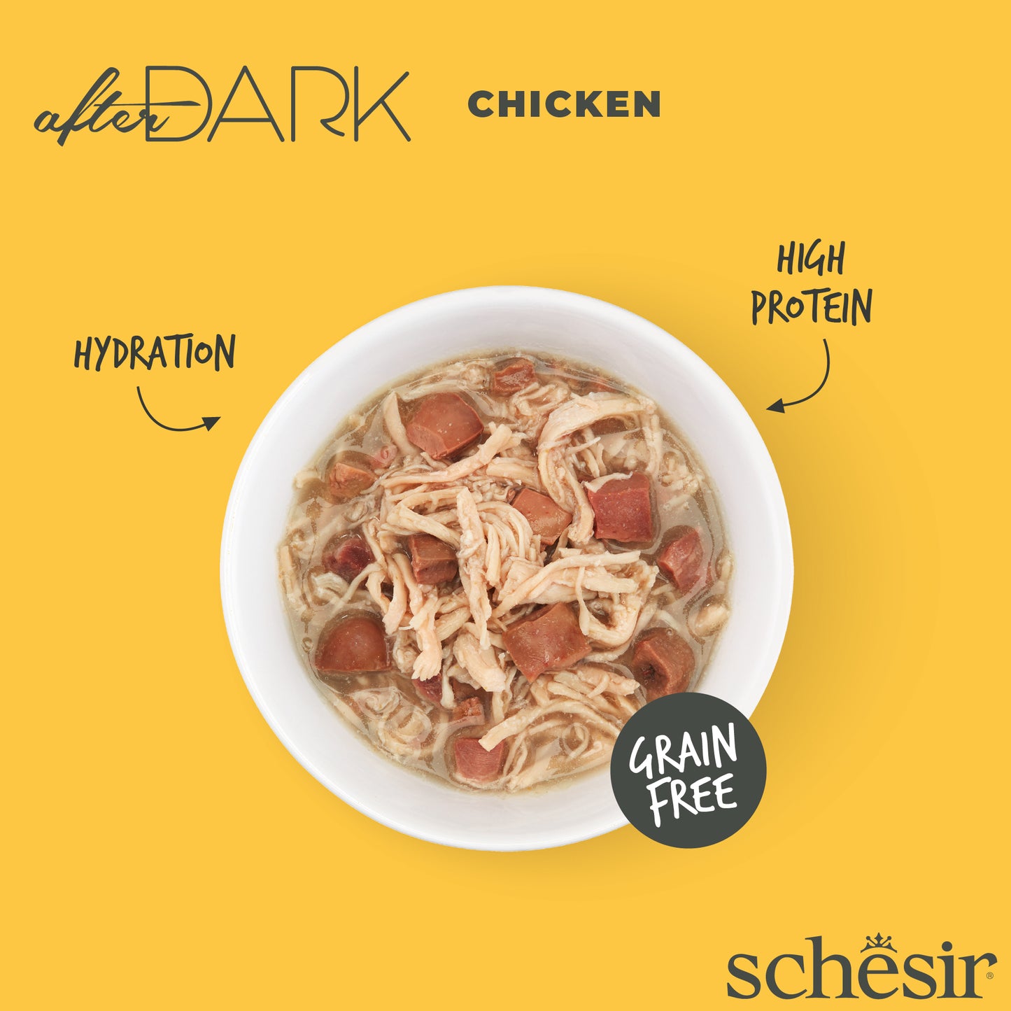 Schesir After Dark Wholefood - Chicken, 80g