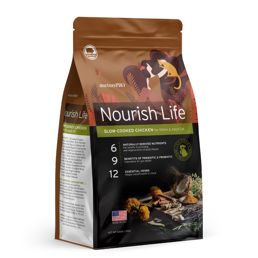 Nurture Pro Nourish Life Chicken Formula Kitten & Adult Dry Cat Food