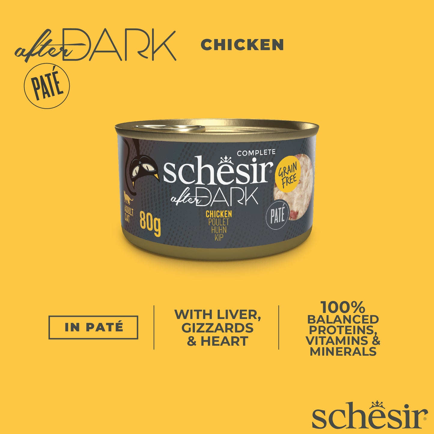 [5% OFF NNC Members] Schesir After Dark Pate - Chicken, 80g