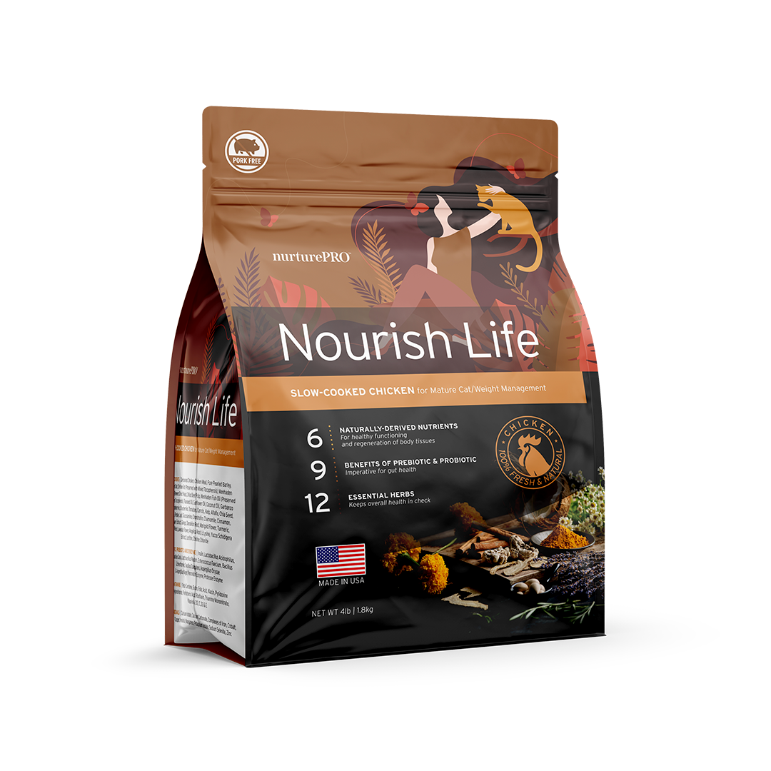 Nurture Pro Nourish Life Chicken Formula Mature 7+ Dry Cat Food