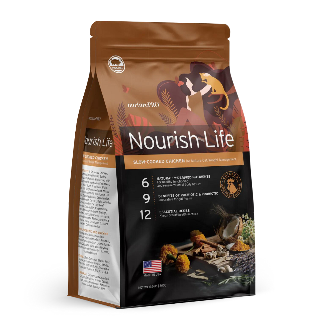 Nurture Pro Nourish Life Chicken Formula Mature 7+ Dry Cat Food