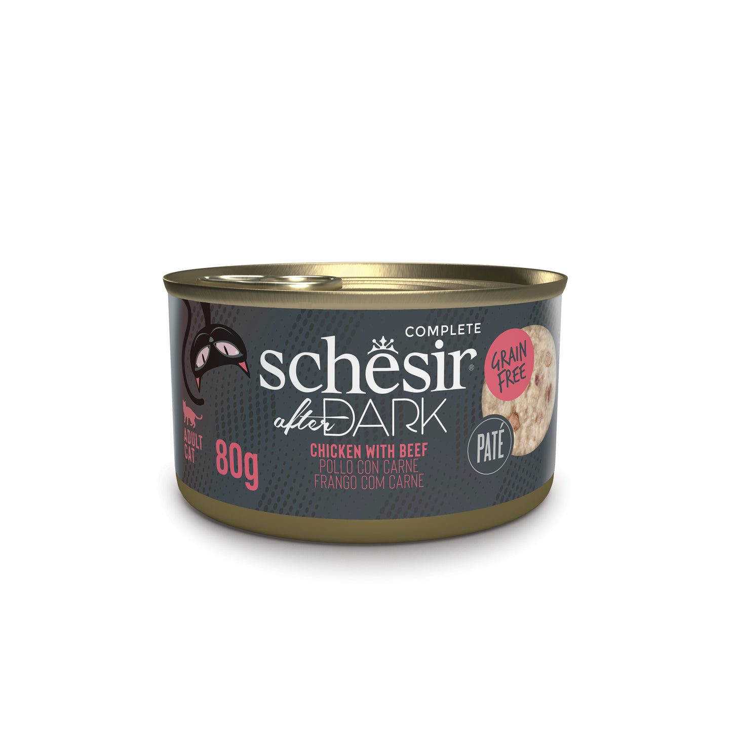 Schesir After Dark Pate - Chicken with Beef, 80g