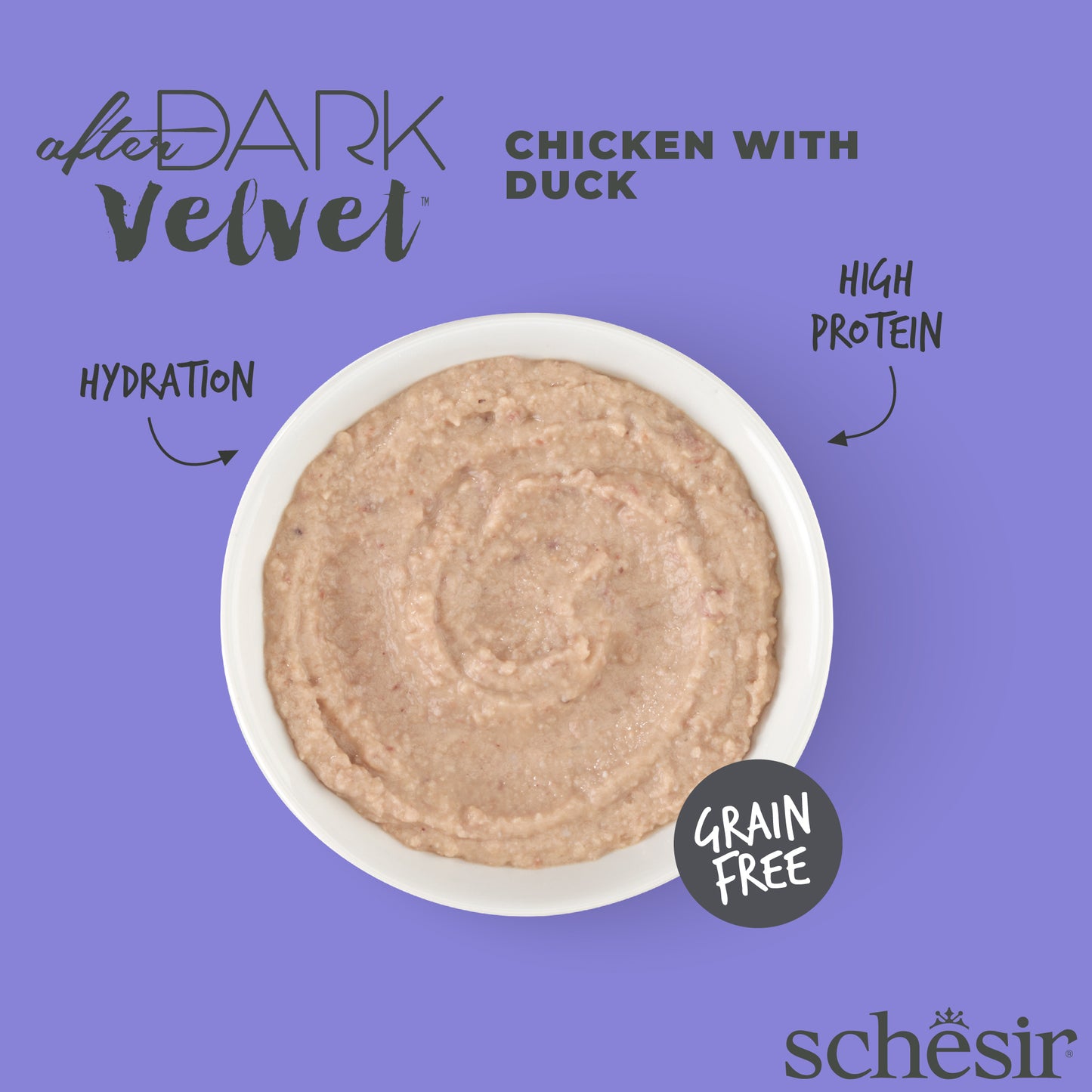 Schesir After Dark Velvet Mousse - Chicken with Duck, 80g