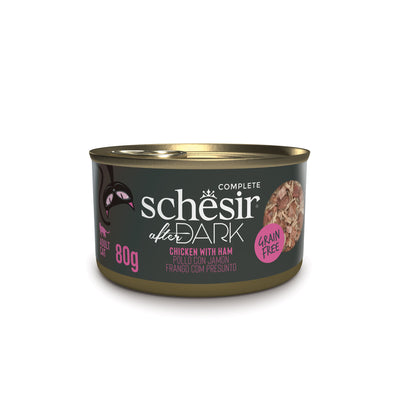 Schesir After Dark Wholefood - Chicken with Ham, 80g