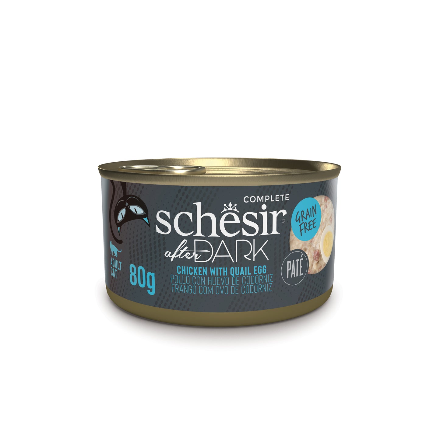 Schesir After Dark Pate - Chicken with Quail Egg, 80g