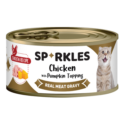Sparkles Colours Chicken with Pumpkin Canned Wet Cat Food, 70g