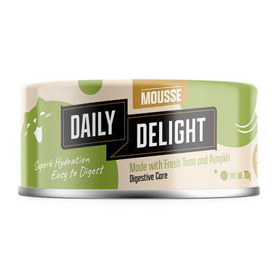 Daily Delight Mousse Wet Cat Food - Tuna with Pumpkin, 70g