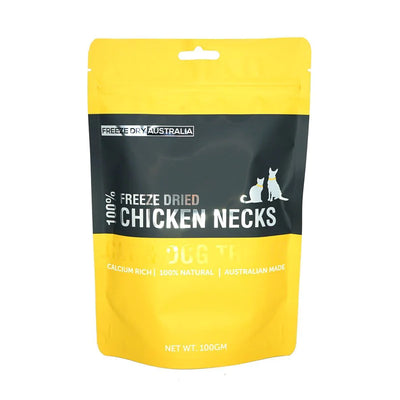 10% OFF: Freeze Dry Australia 100% Raw Chicken Necks 100g