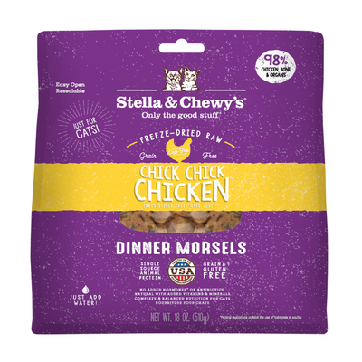 Stella & Chewy’s Dinner Morsels Freeze-Dried Cat Food – Chick Chick Chicken