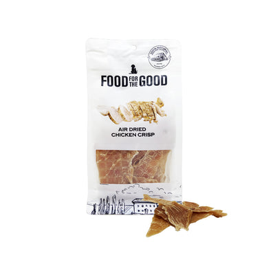 Food For The Good Air Dried Chicken Crisp Cat & Dog Treats, 100g