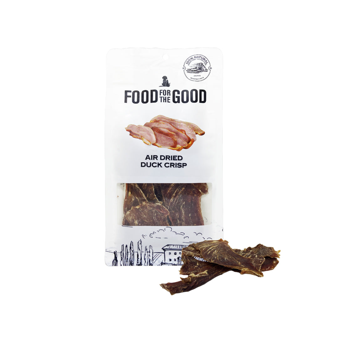 Food For The Good Air Dried Duck Crisp Cat & Dog Treats, 100g