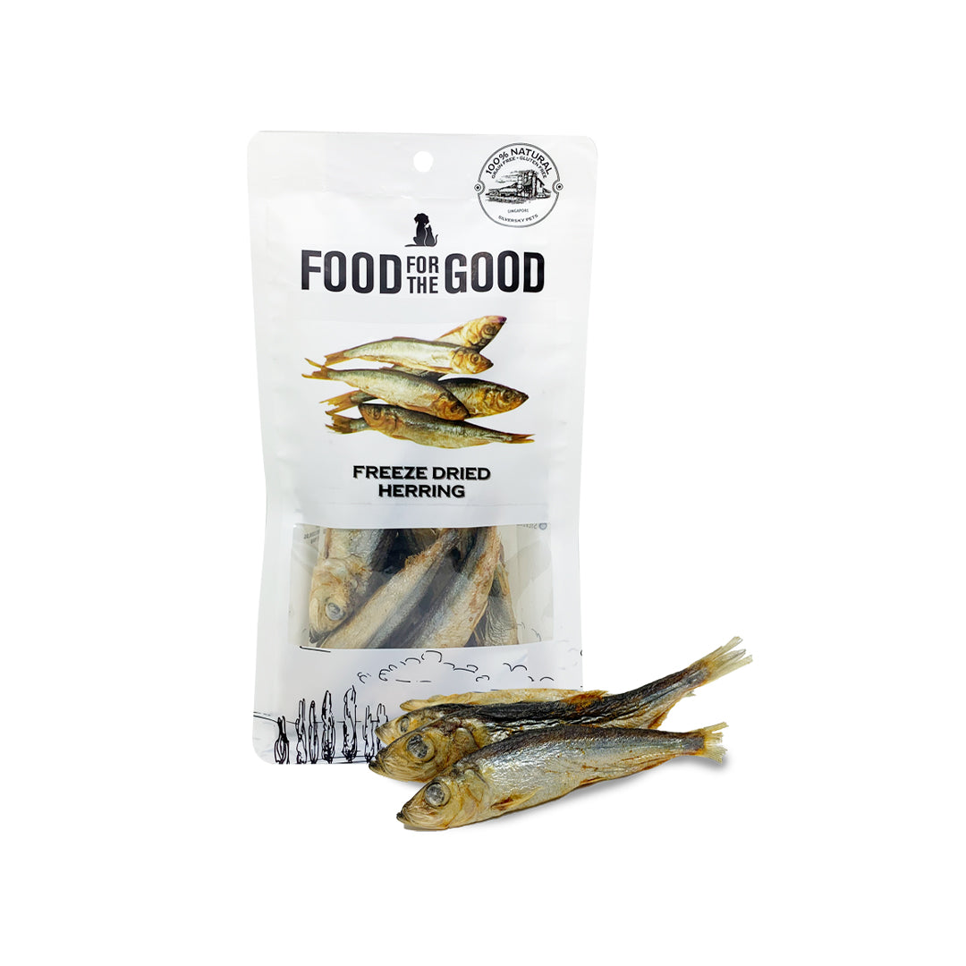 Food For The Good Freeze Dried Herring Cat & Dog Treats, 50g