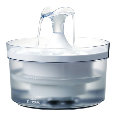 GEX Pure Crystal GLASSY Cat Water Fountain 1.5L