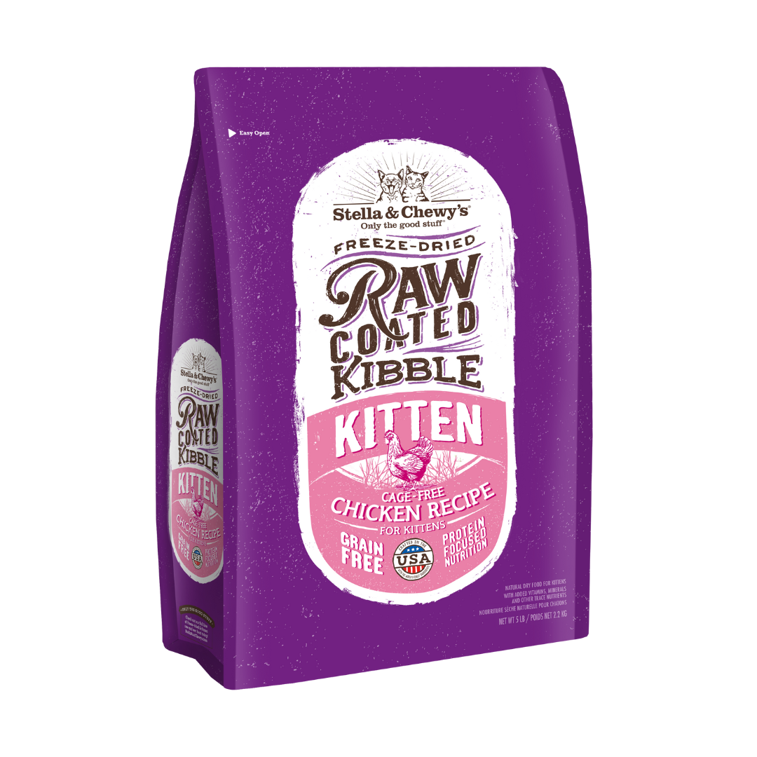 Stella & Chewy’s Raw Coated Dry Kitten Food, 5lb – Neko Neko