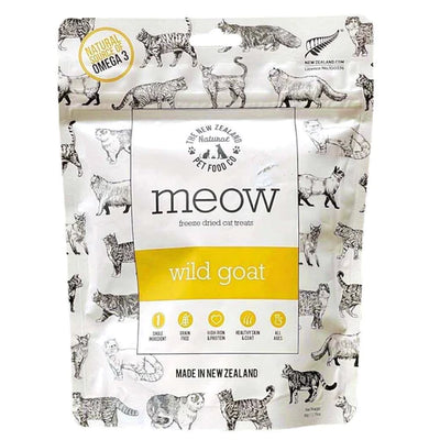 10% OFF: The NZ Natural Pet Food Co. Meow Wild Goat Freeze Dried Cat Treats, 50g