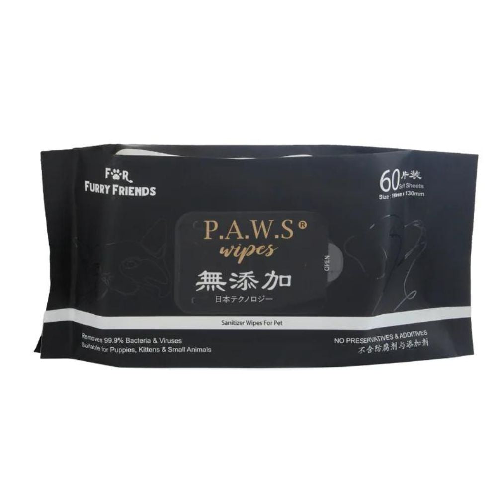 For Furry Friends - PAWS Soft Wipes 60pcs