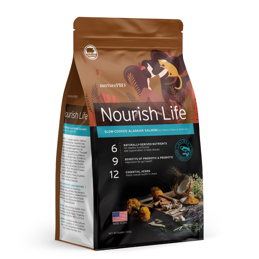 Nurture Pro Nourish Life Alaskan Salmon Formula For Indoor Kitten & Adult Dry Cat Food