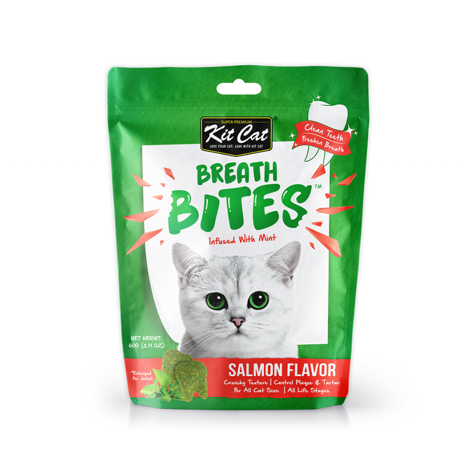 Kit Cat Breath Bites Salmon, 60g
