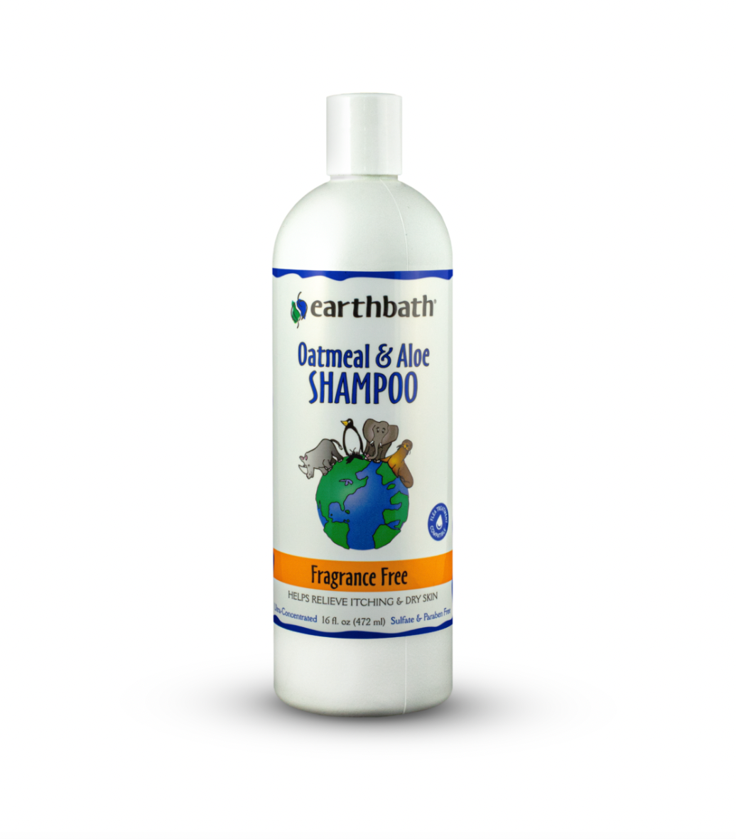 Earthbath Oatmeal & Aloe (Fragrance-Free) Shampoo, 16oz