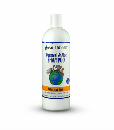 Earthbath Oatmeal & Aloe (Fragrance-Free) Shampoo, 16oz