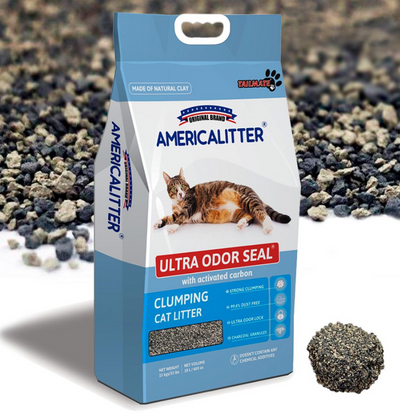 Americalitter – Ultra Odour Seal Clumping Cat Litter, 10L