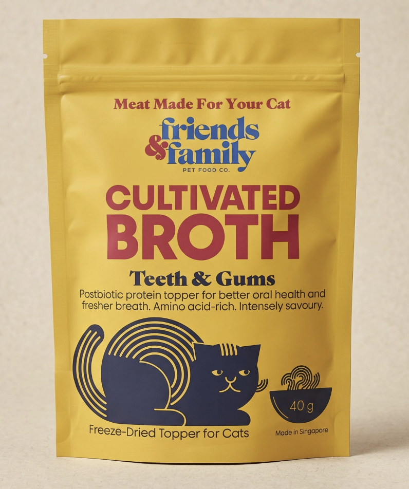 Friends & Family Cultivated Broth – Teeth & Gum Topper for Cats