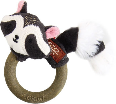 GiGwi Eco Catch & Scratch Silvervine Ring Cat Toy (Racoon)