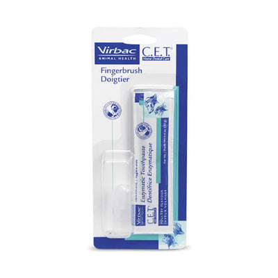 Virbac Fingerbrush Kit with Toothpaste