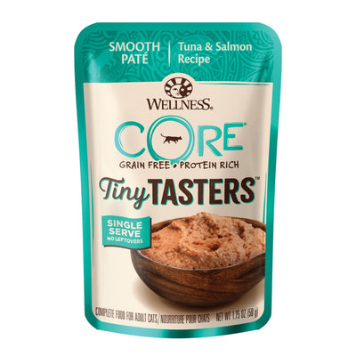 Wellness CORE Tiny Tasters Tuna & Salmon Pate Wet Cat Food, 1.75 oz