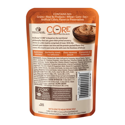 Wellness CORE Tiny Tasters Chicken Pate Wet Cat Food, 1.75 oz
