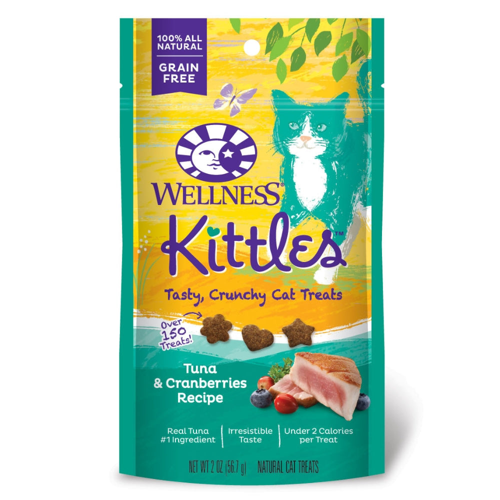 Wellness Kittles Tuna & Cranberries Recipe Cat Treats, 2 oz