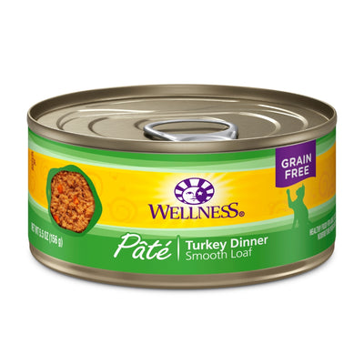 Wellness Complete Health Pate Turkey Cat Canned Food, 5.5 oz