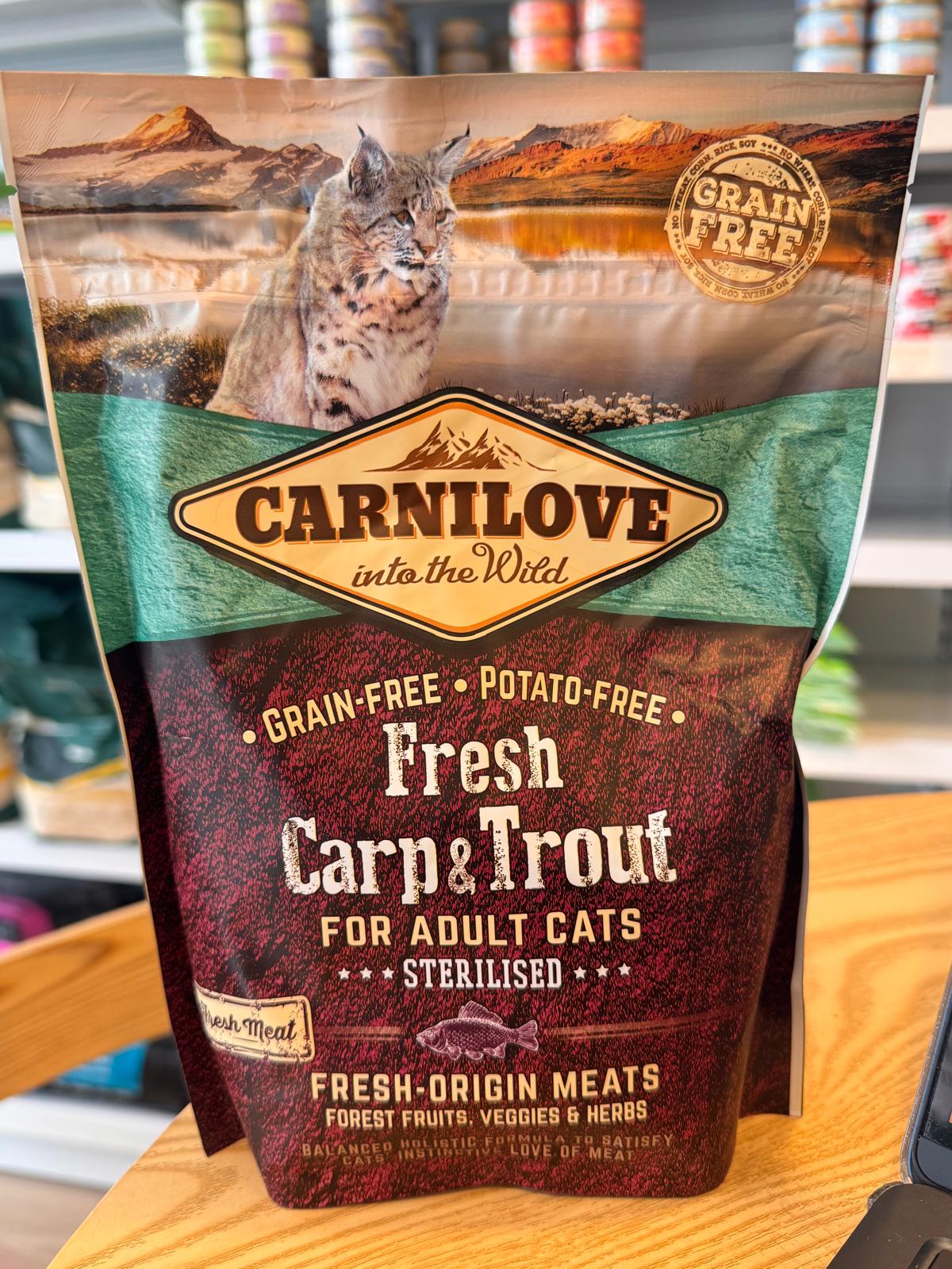 Carnilove Fresh Carp & Trout for Adult cats 400 g