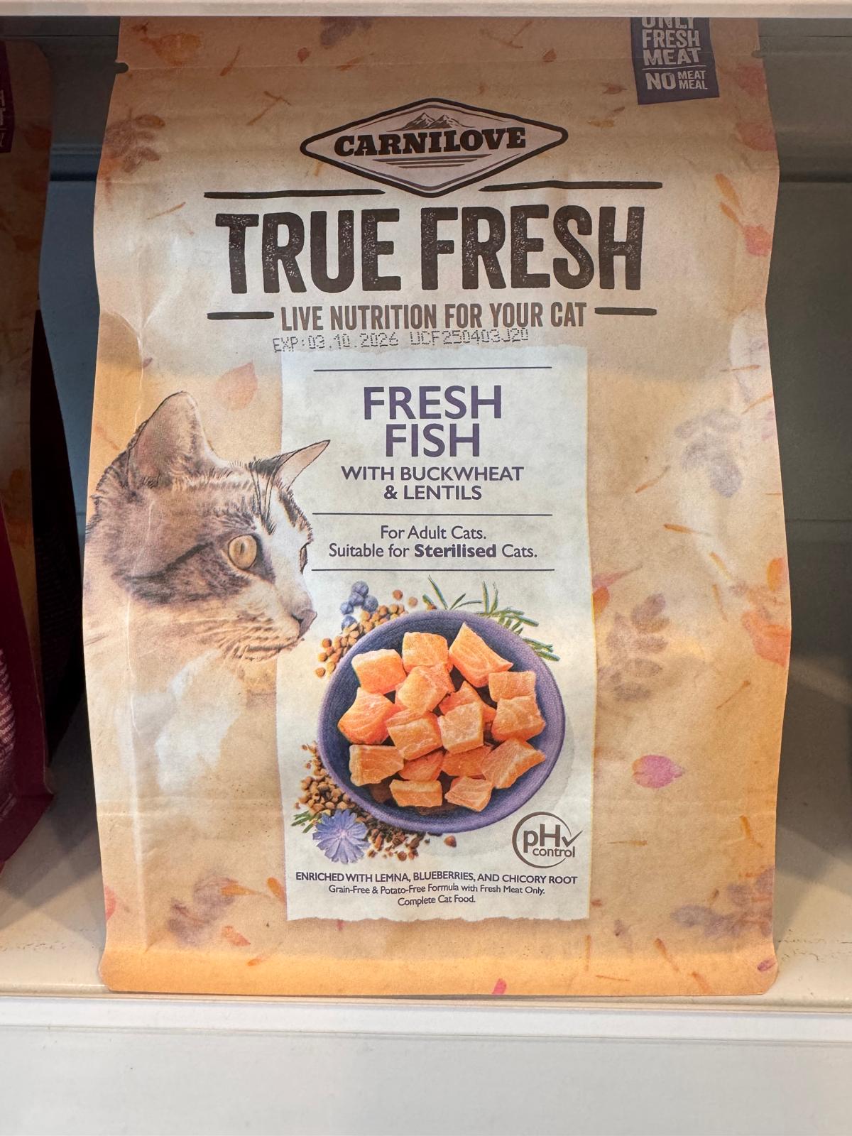 Carnilove - True Fresh Cat Fish, 340 g