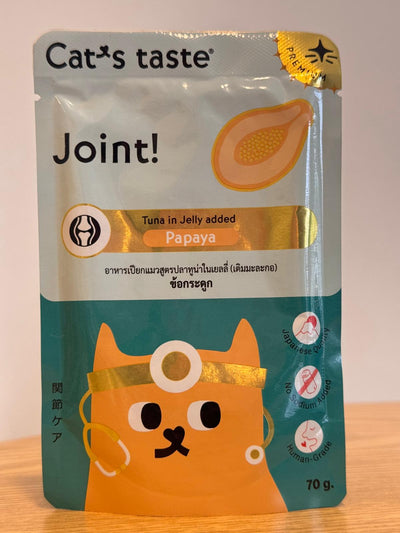 Cat's Taste - Tuna in Jelly added Papaya for Joint Health (Pouch)
