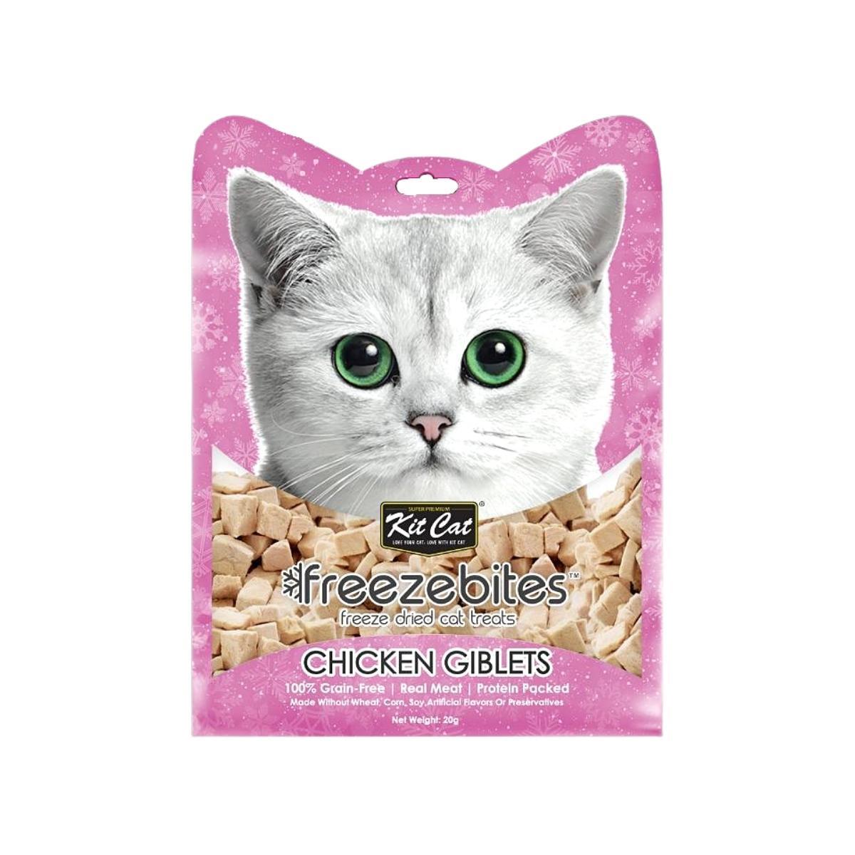 Kit Cat Freeze Bites Chicken Giblets, 20g
