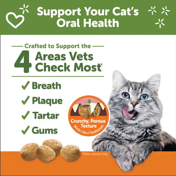 Whimzees Cat Dental Treats - Chicken Flavour, 2oz