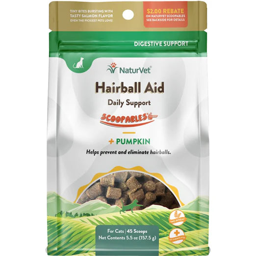 NaturVet Scoopables Cat Hairball Aid Daily Support