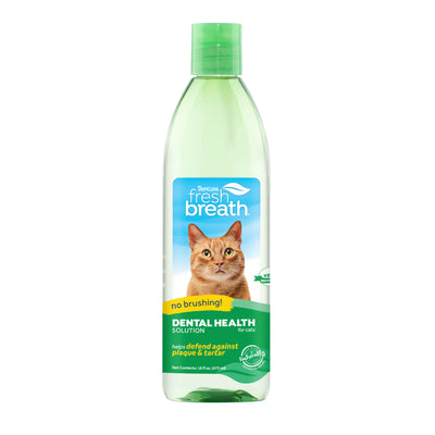 TropiClean Fresh Breath Dental Health Solution for Cats, 8oz