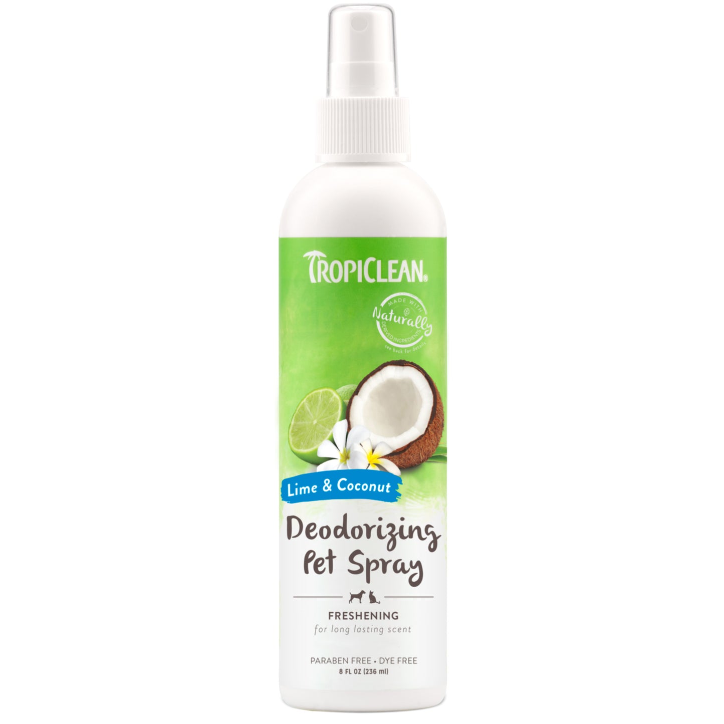 Tropiclean Lime & Coconut Deodorizing Pet Spray 8oz