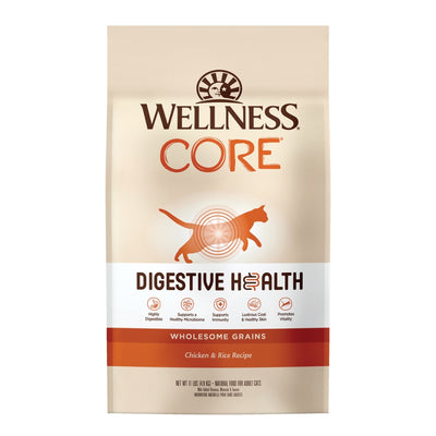 Wellness CORE Digestive Health with Wholesome Grains Chicken Recipe Dry Cat Food